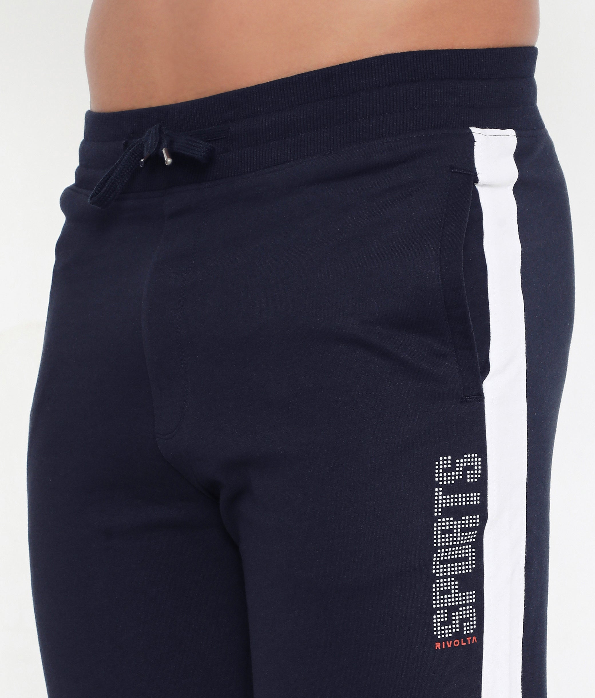 Men 001 Performance Cotton Joggers - Navy Blue
