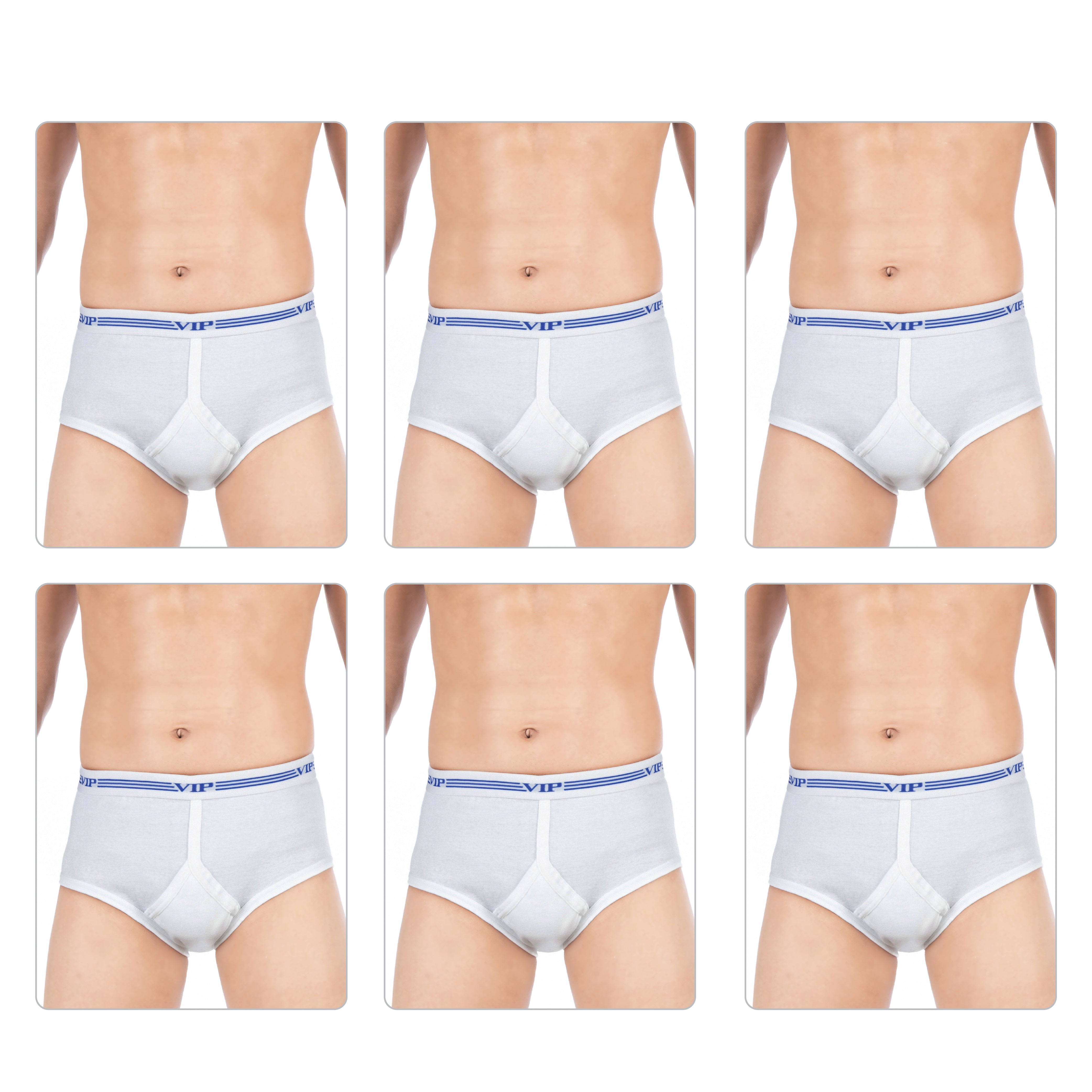 Signor Cotton Briefs for Men - White Colour