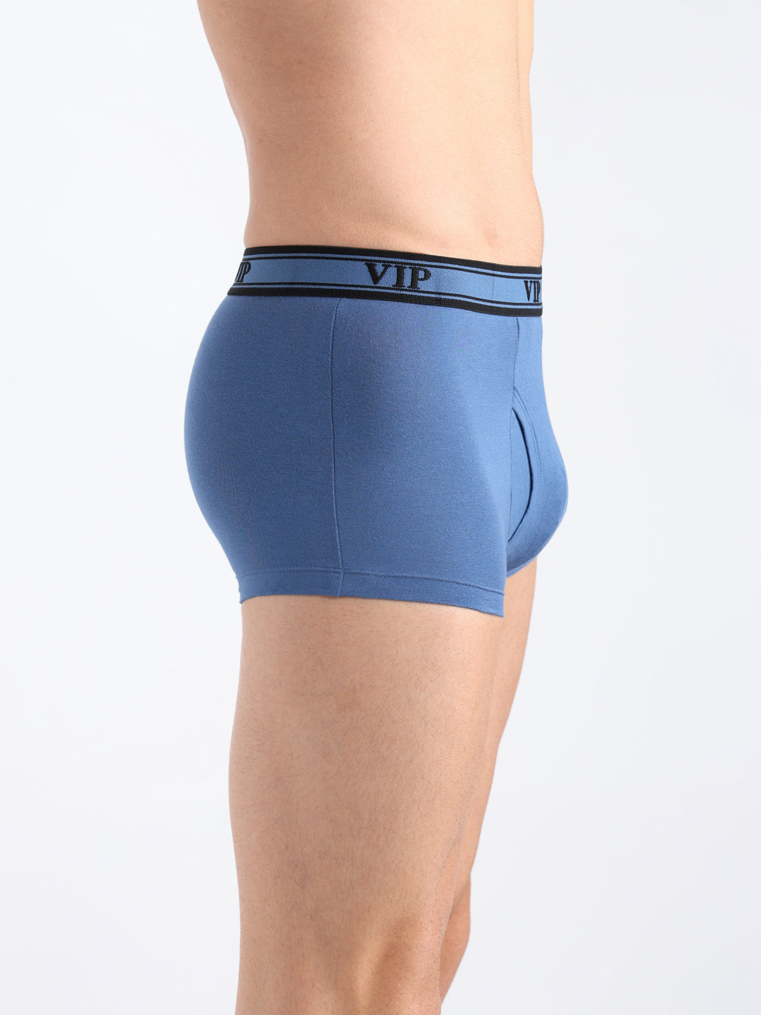 ASCENT Men’s Solid Cotton Mid Rise Regular Fit Trunk-Assorted Colours-PO2