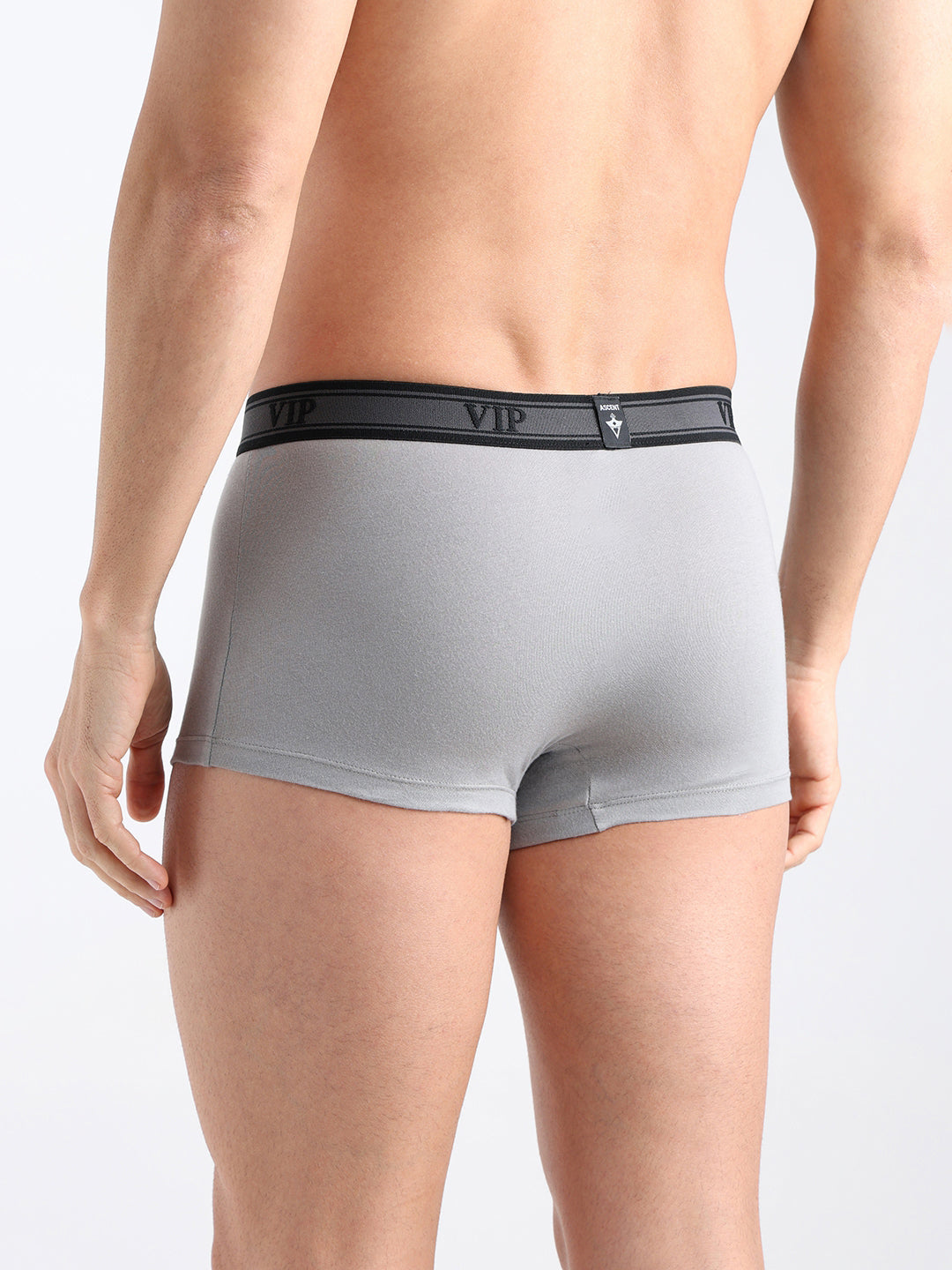 ASCENT Men’s Solid Cotton Mid Rise Regular Fit Trunk-Assorted Colours-PO2