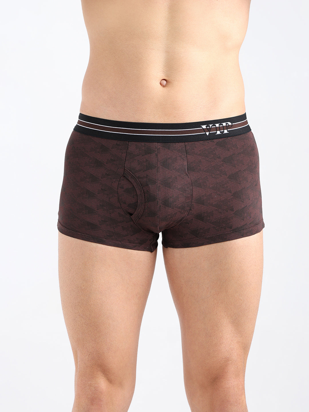 Maxer Men's Printed Cotton Mid Rise Regular Fit Trunk Assorted-Pack of 2