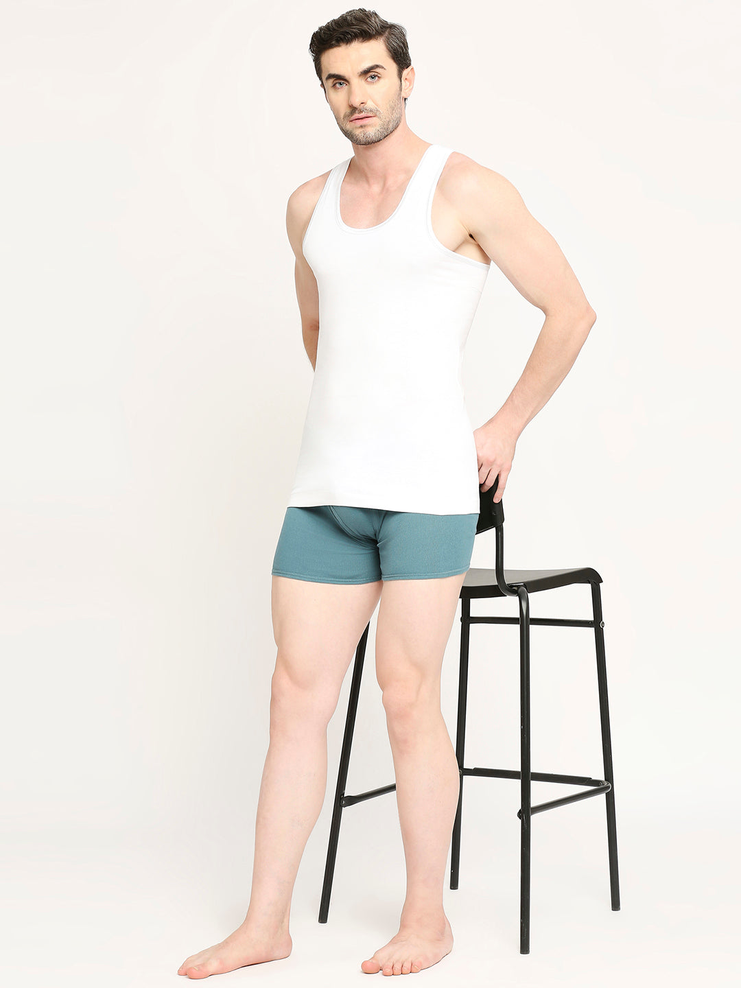 Nawab 100% Soft Cotton Round Neck Sleeveless Inner Vest for Men