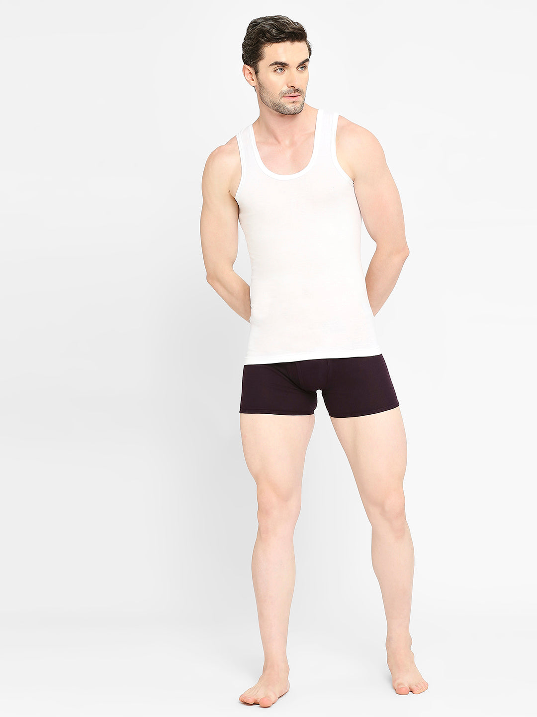 Stay Fresh 24x7 Men's Quick Dry Cotton Vest with Sweat Absorbent Technology