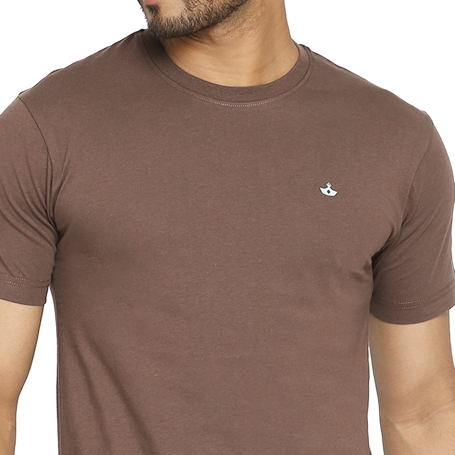 Seawood Brown Everyday Essential Cotton T-Shirt for Men