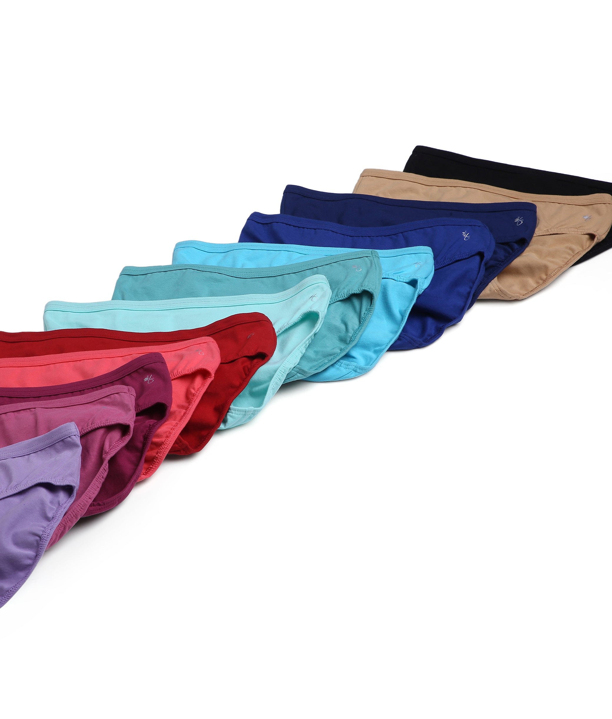 Amelie 108 Cotton Rich Hipster Panty in Assorted Colours - AS02