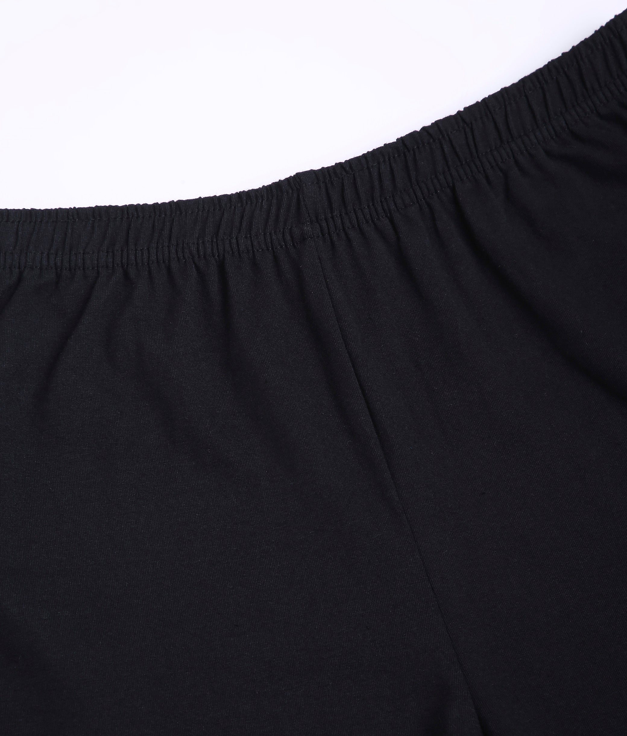 WOMEN SOLID BLACK COTTON CHURIDAR LEGGINGS