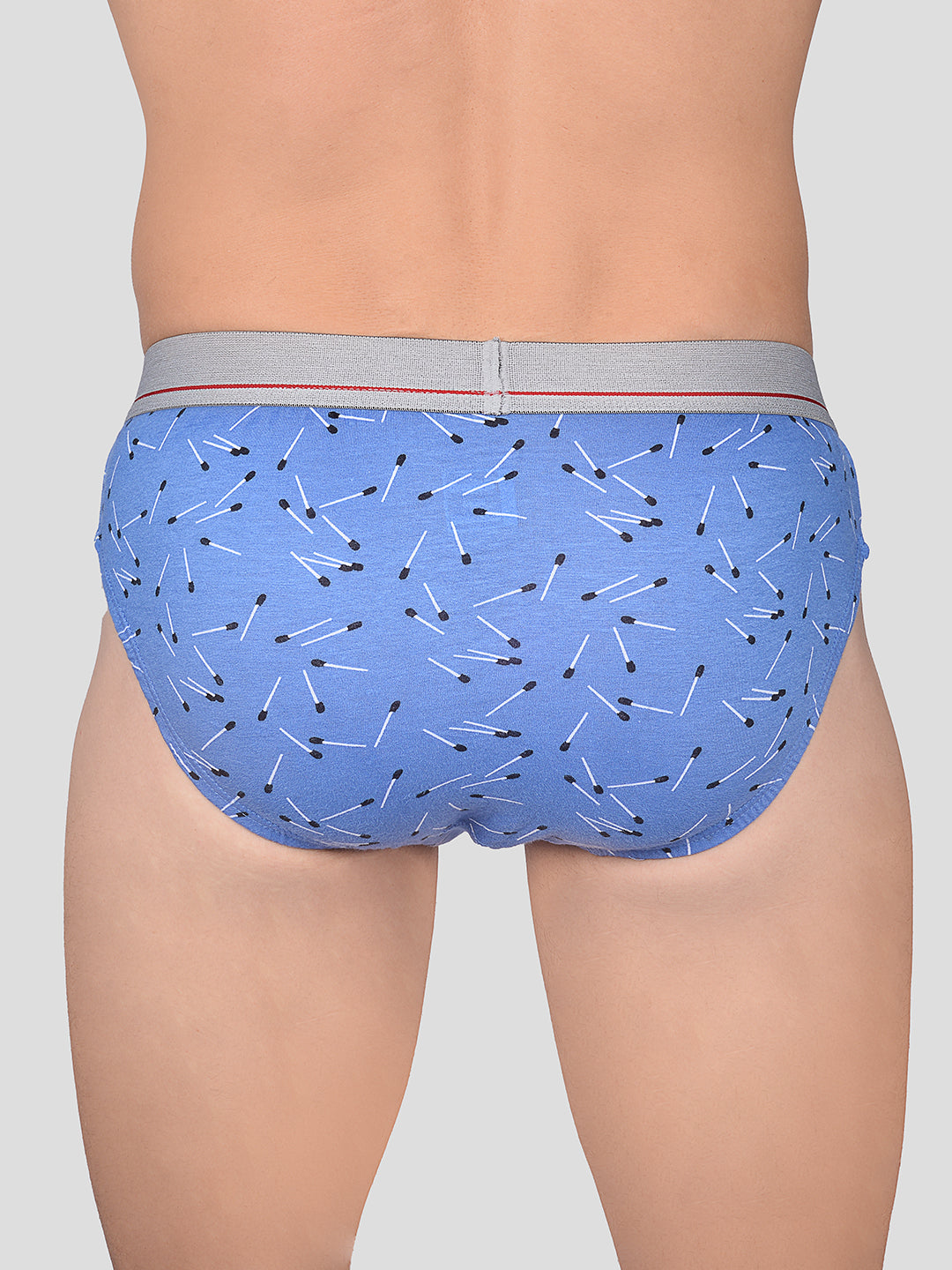 Men's Designer Outer Elastic Printed Brief (Assorted Colors)