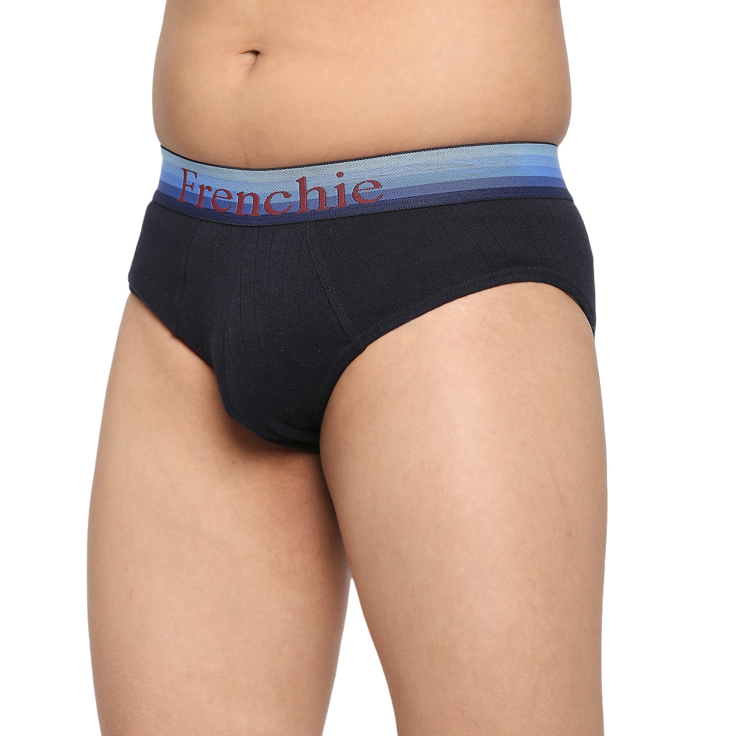 U19 Teenagers Cotton Brief Navy Blue and Gray - Pack of 2
