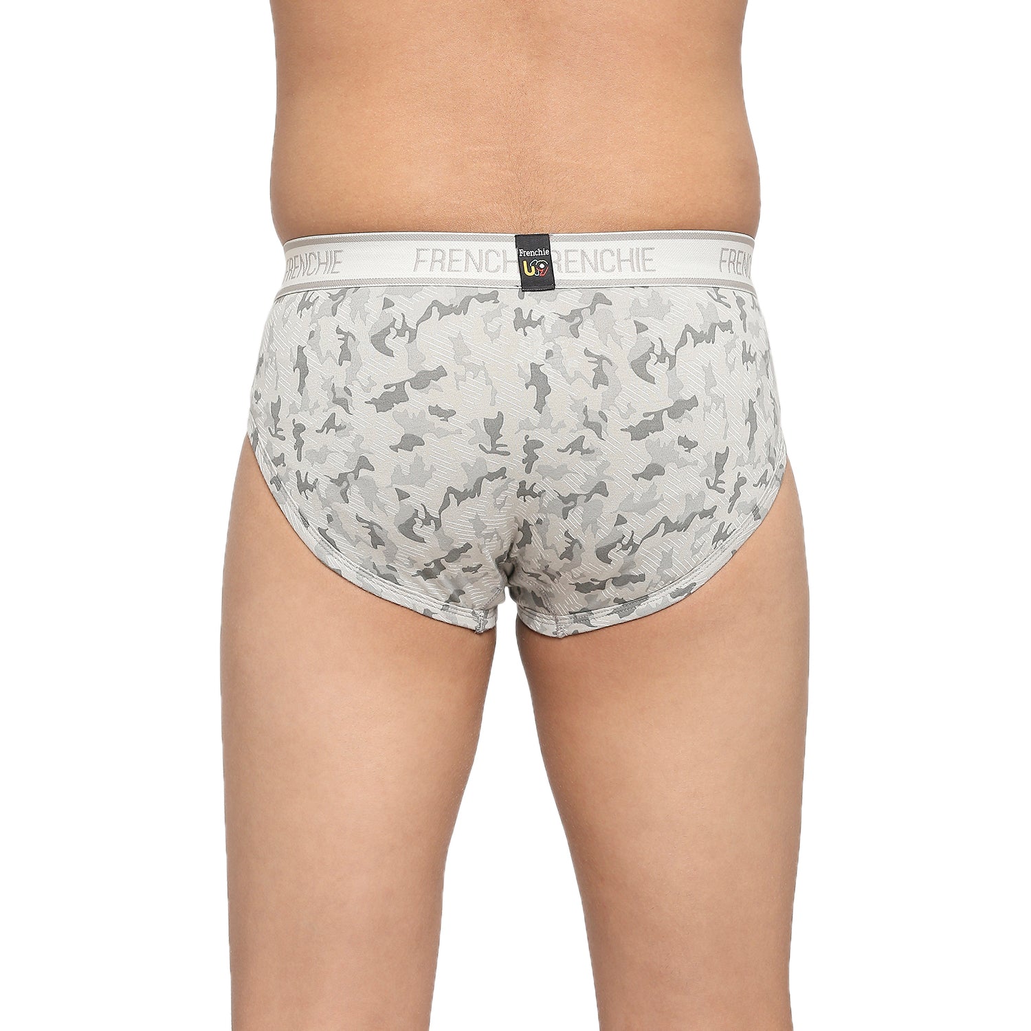 U19 Teenagers Cotton Brief Gray and Light Gray - Pack of 2