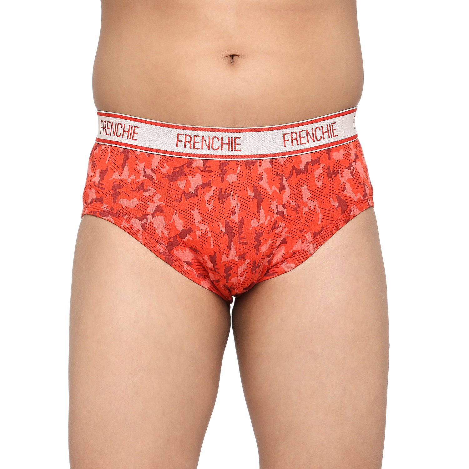 U19 Teenagers Cotton Brief Red and Gray - Pack of 2