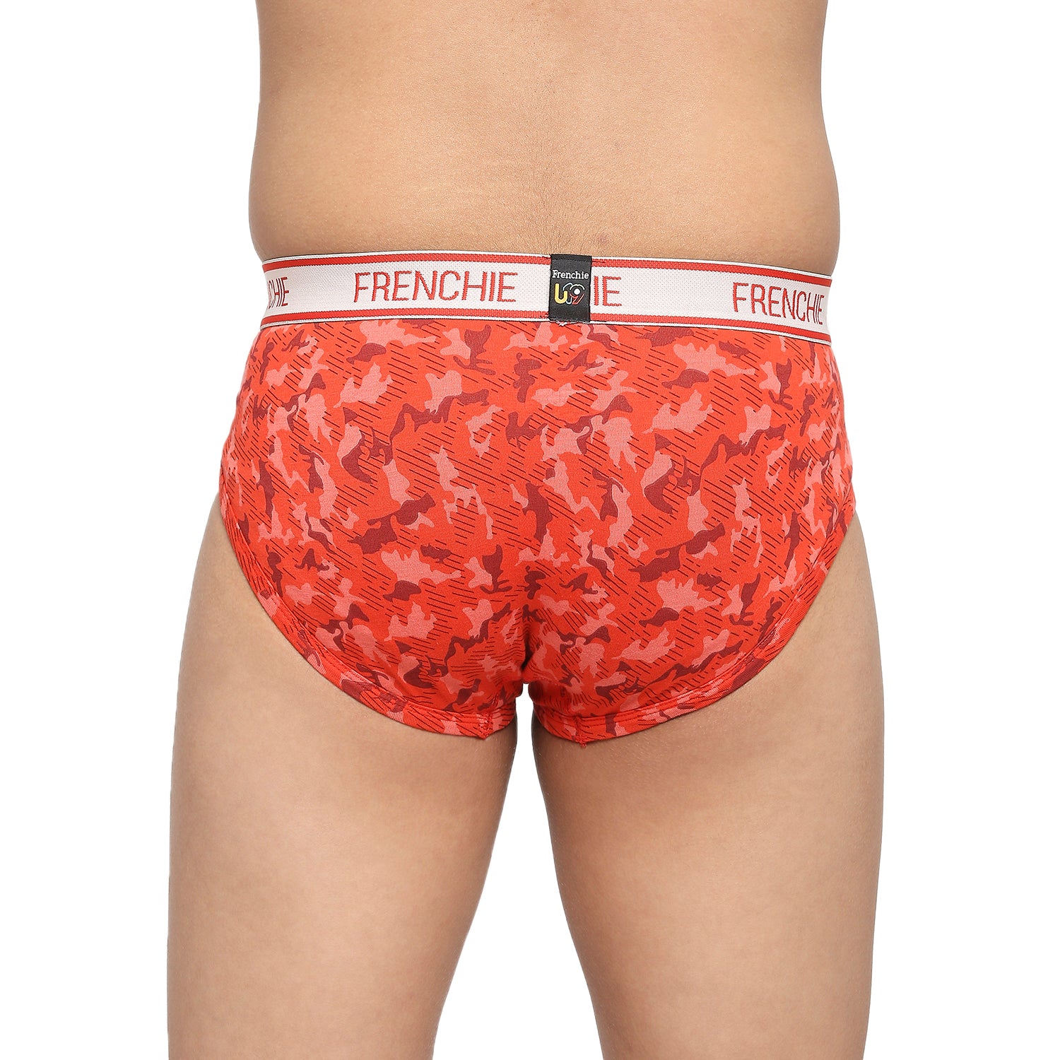 U19 Teenagers Cotton Brief Red and Gray - Pack of 2