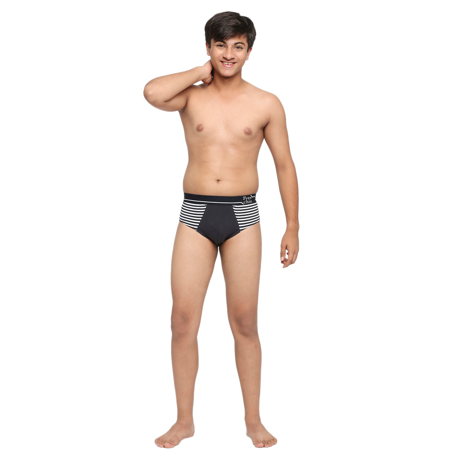 U19 Teenagers Cotton Brief Navy and Red - Pack of 2