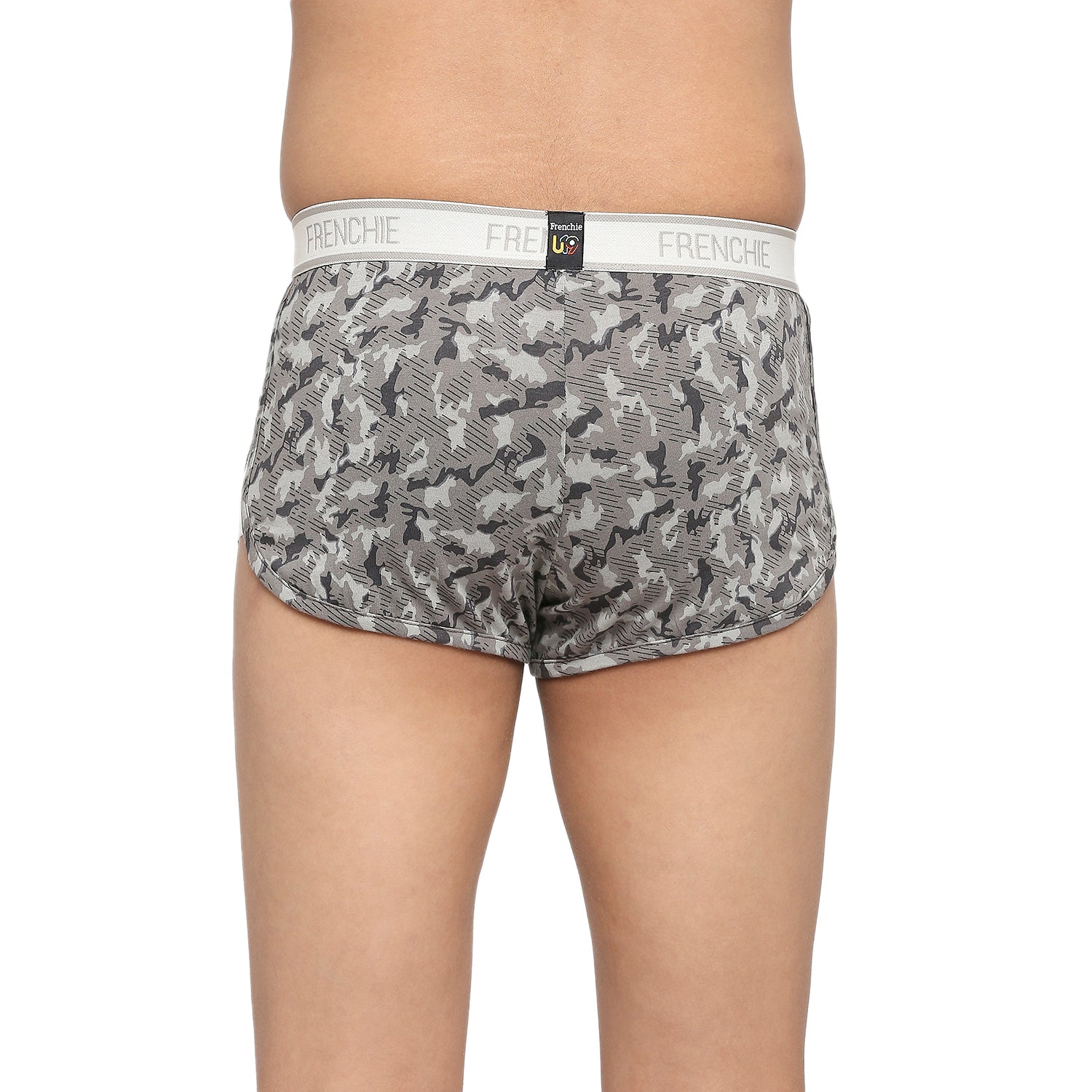 U19 Teenagers Cotton Trunk Gray and Light Gray - Pack of 2