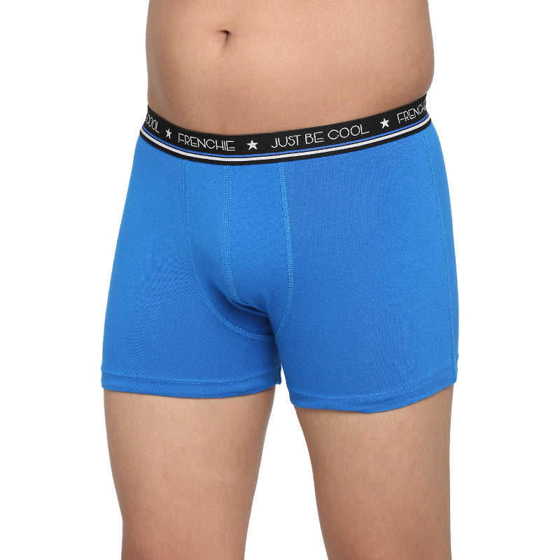 U19 Teenagers Cotton Trunk Gray and Blue - Pack of 2