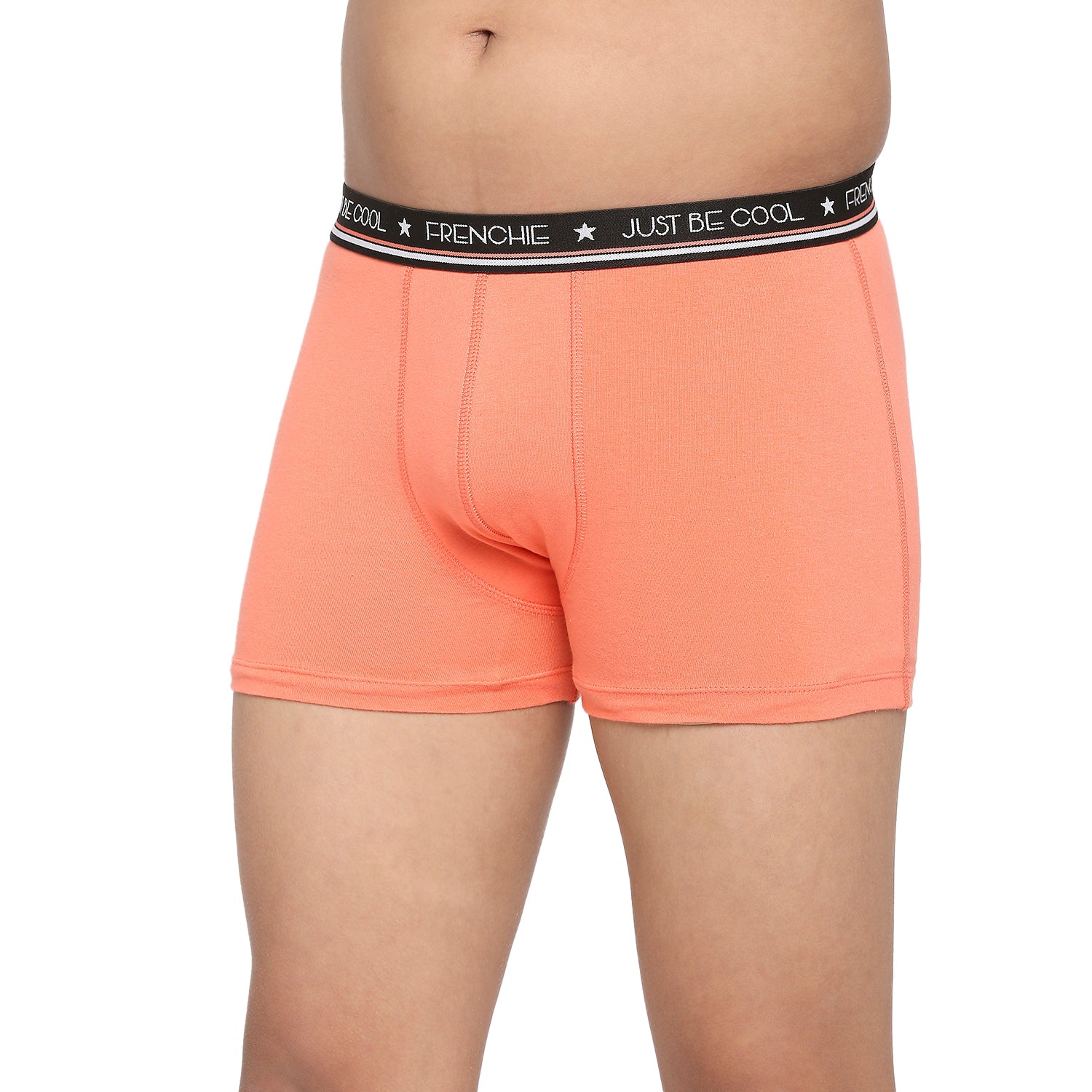 U19 Teenagers Cotton Trunk Gray and Peach - Pack of 2