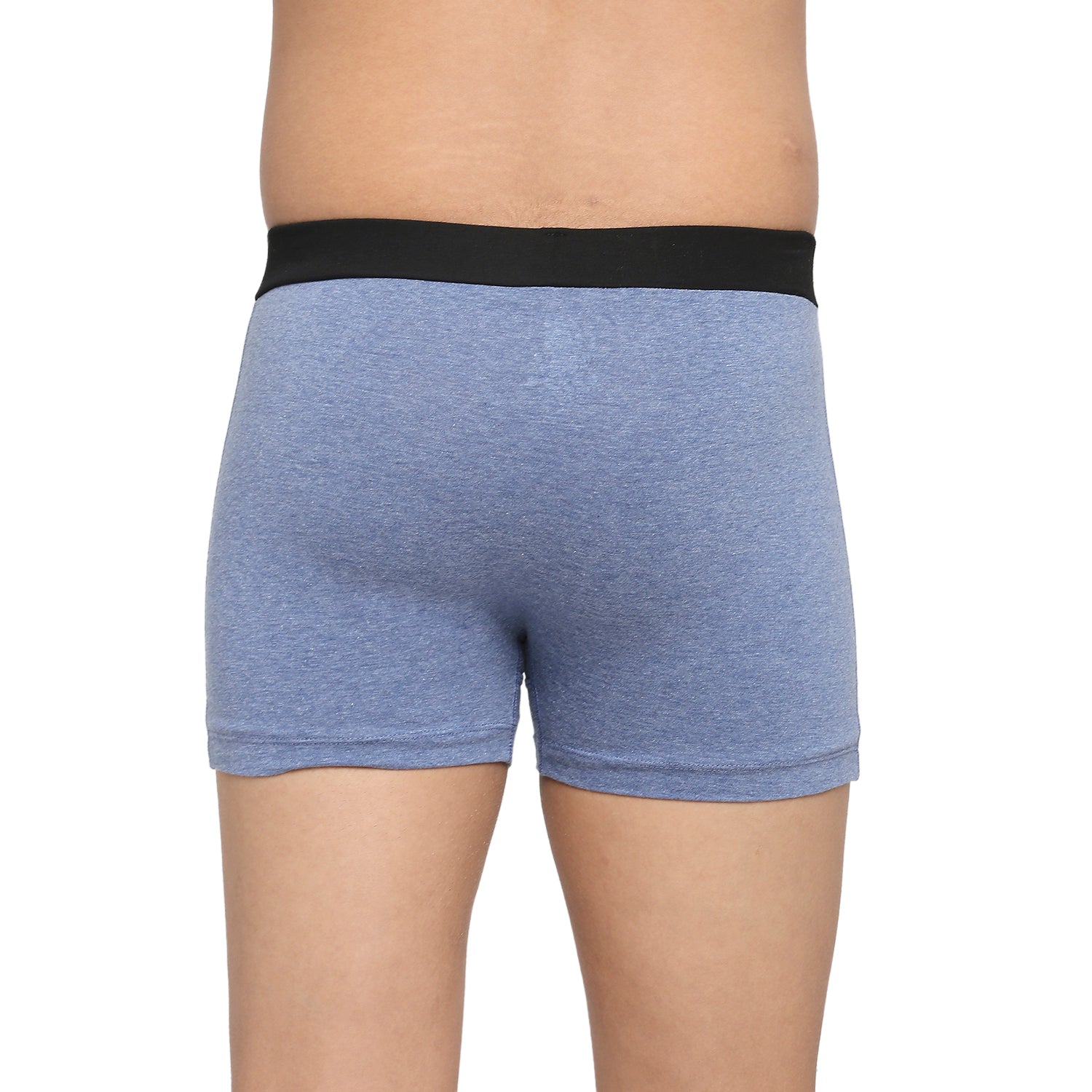 U19 Teenagers Cotton Trunk Light Gray and Blue - Pack of 2