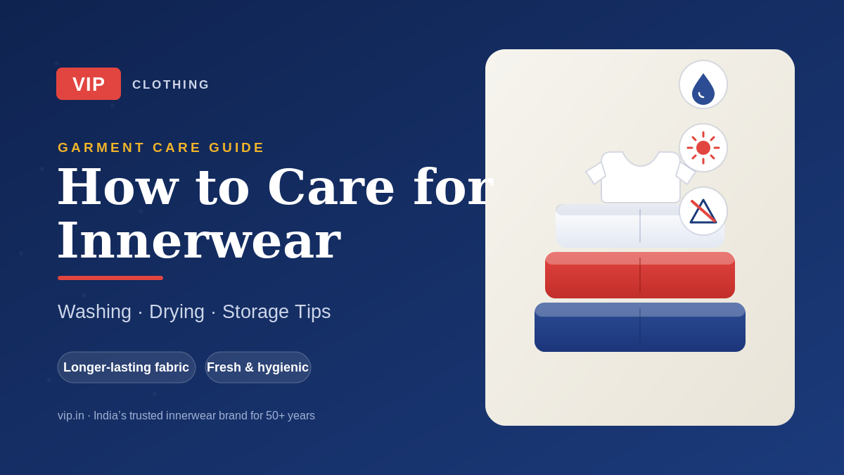 How to Care for Innerwear: Washing, Drying & Storage Tips