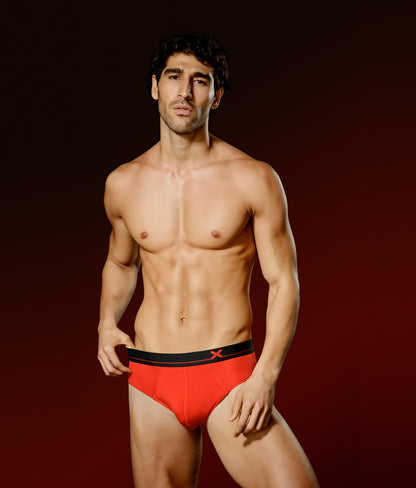 X-Lows Solid Micro Modal Briefs for Men