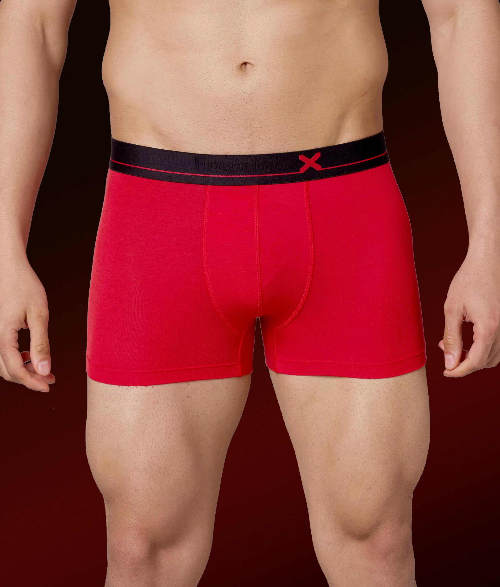 X-Lows Adrenaline Red Micro Modal Trunks