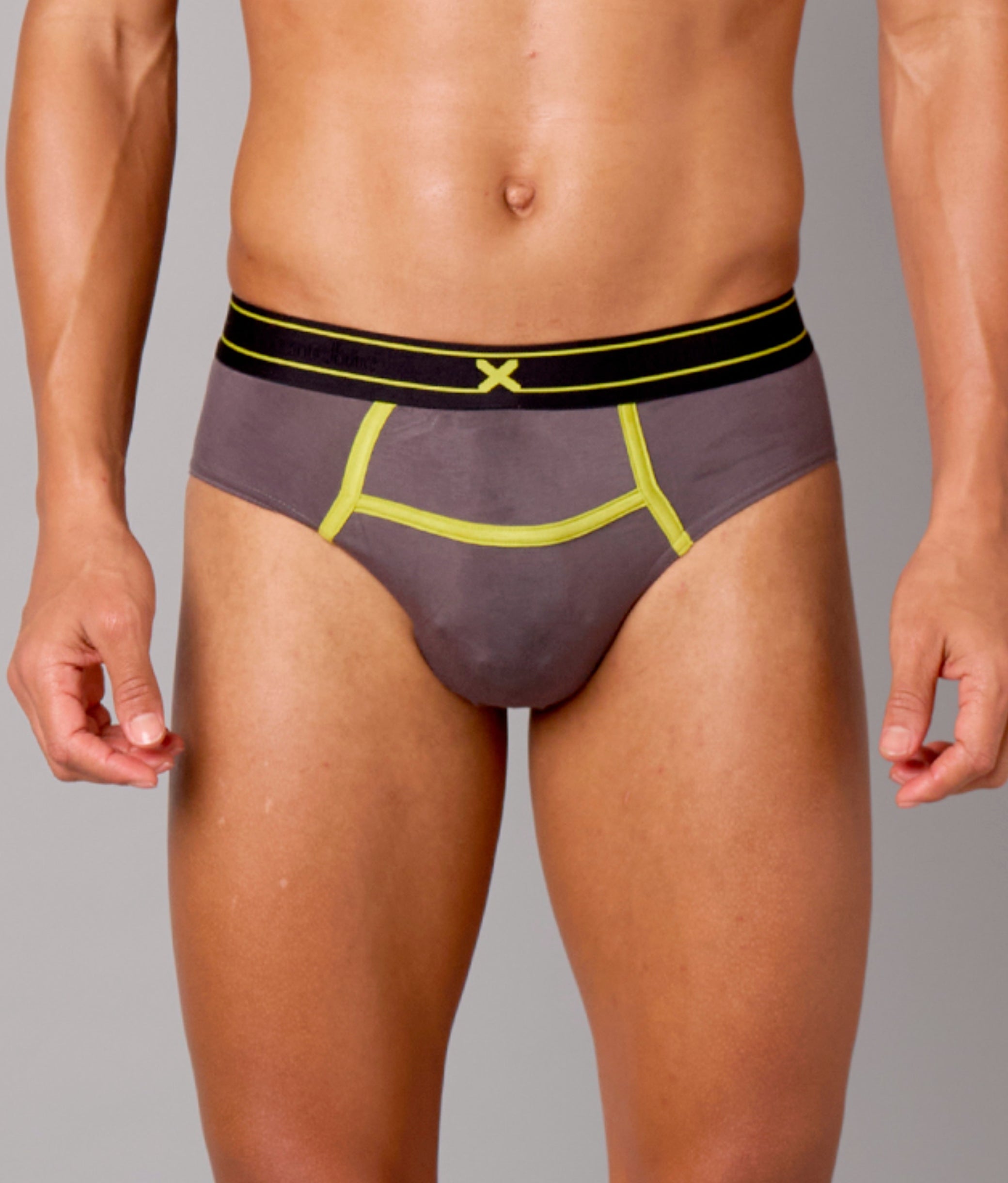 X-Rizz Castel Rock Grey Micro Modal Briefs