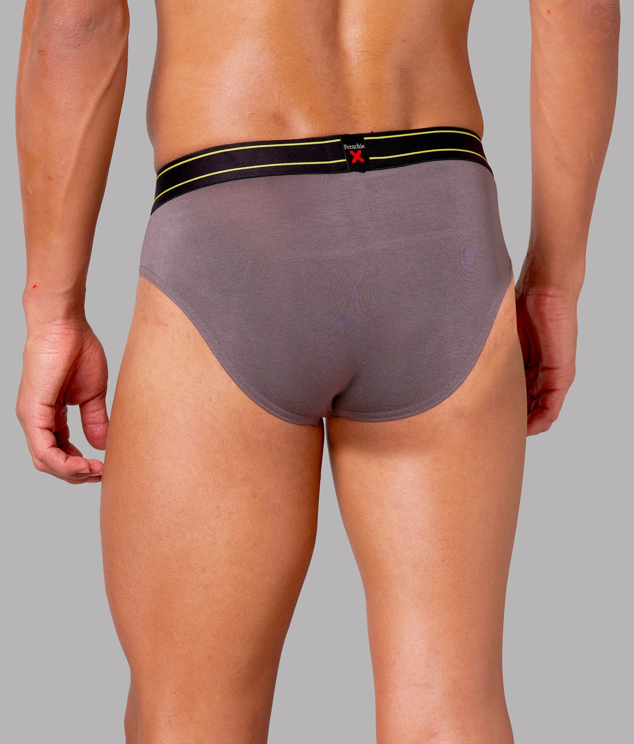 X-Rizz Castel Rock Grey Micro Modal Briefs