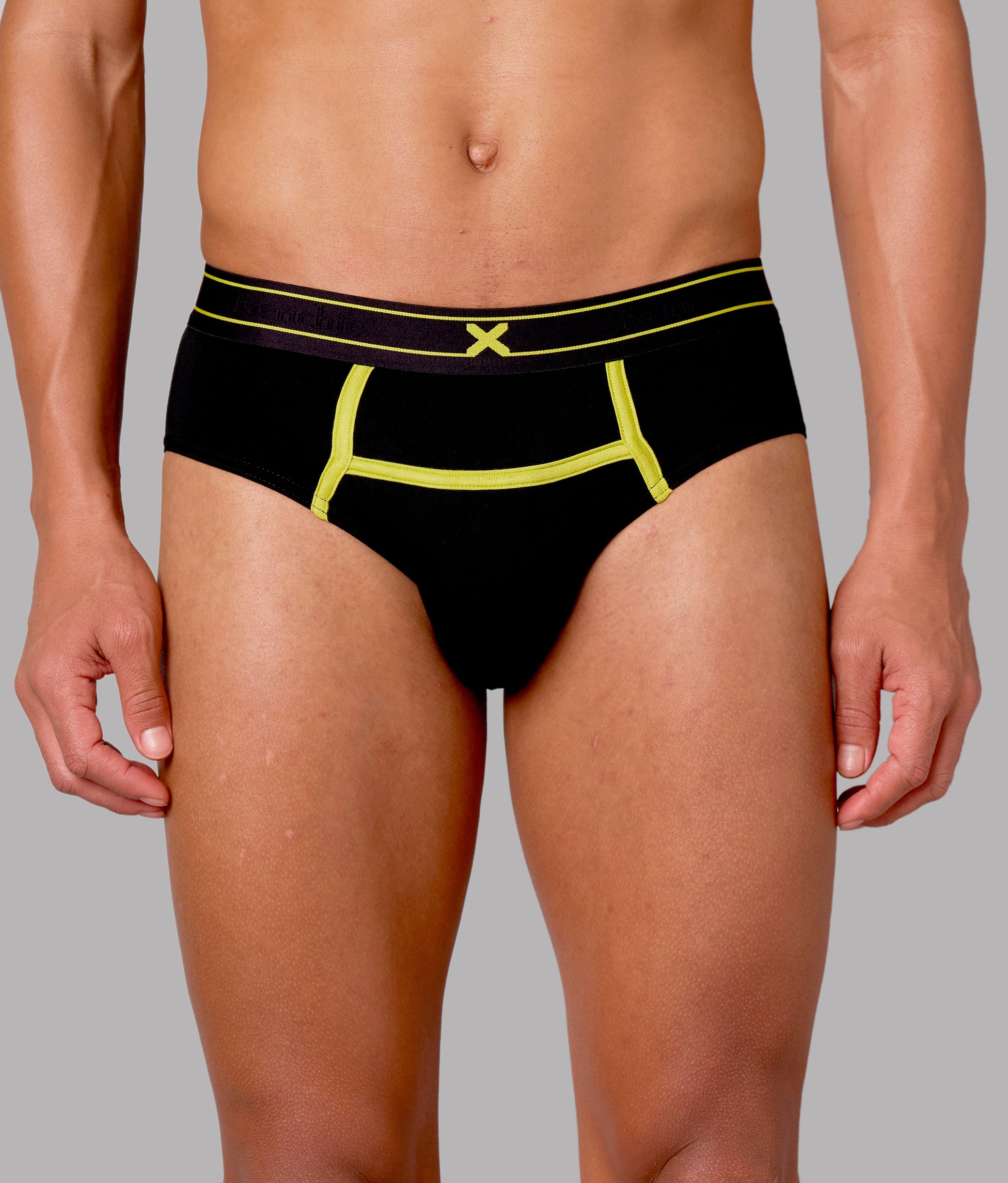 X-Rizz Black Micro Modal Briefs