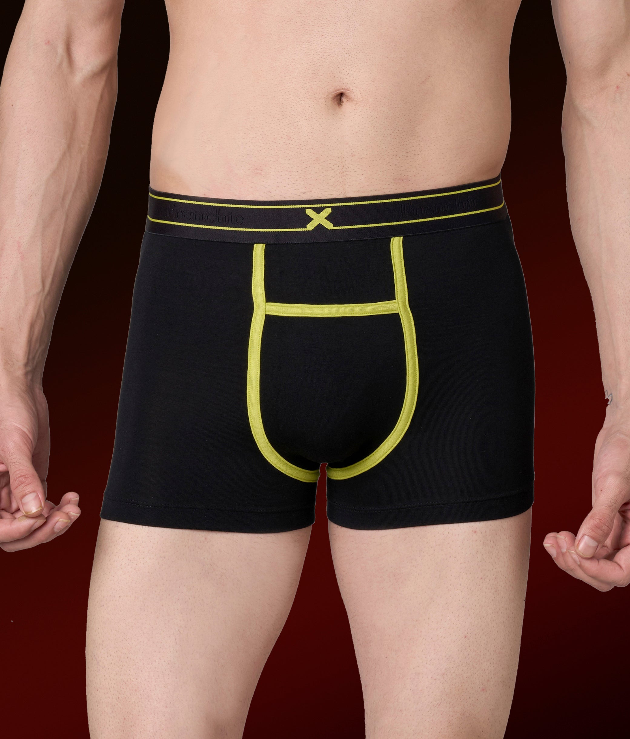 X-Rizz Black Micro Modal Trunks