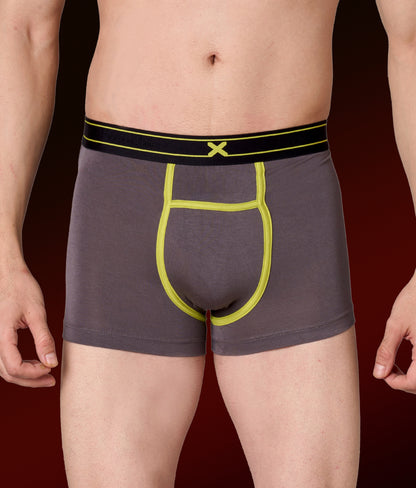 X-Rizz Castel Rock Grey Micro Modal Trunks