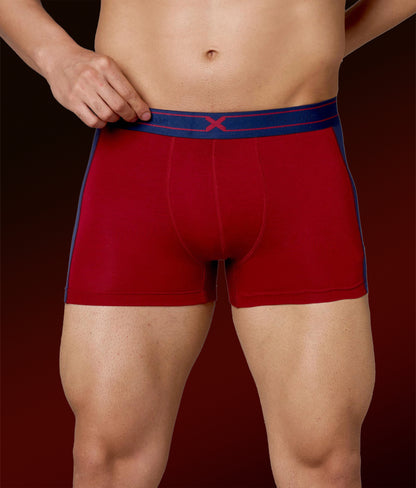 X-Groove Biking Red Micro Modal Trunks