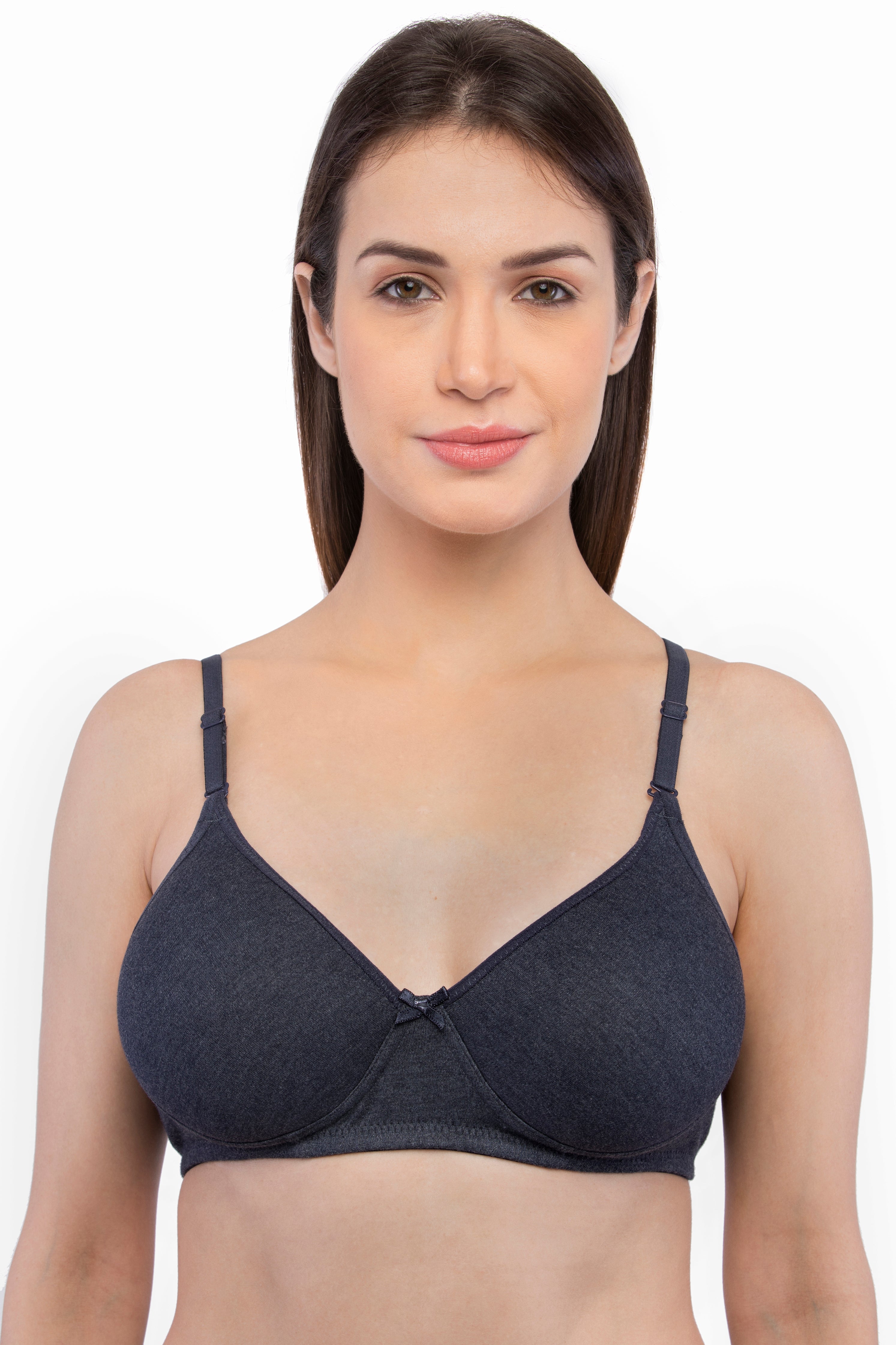 Women's Cotton Lightly-Padded Non-Wired Medium-Coverage T-Shirt Bra - Elle