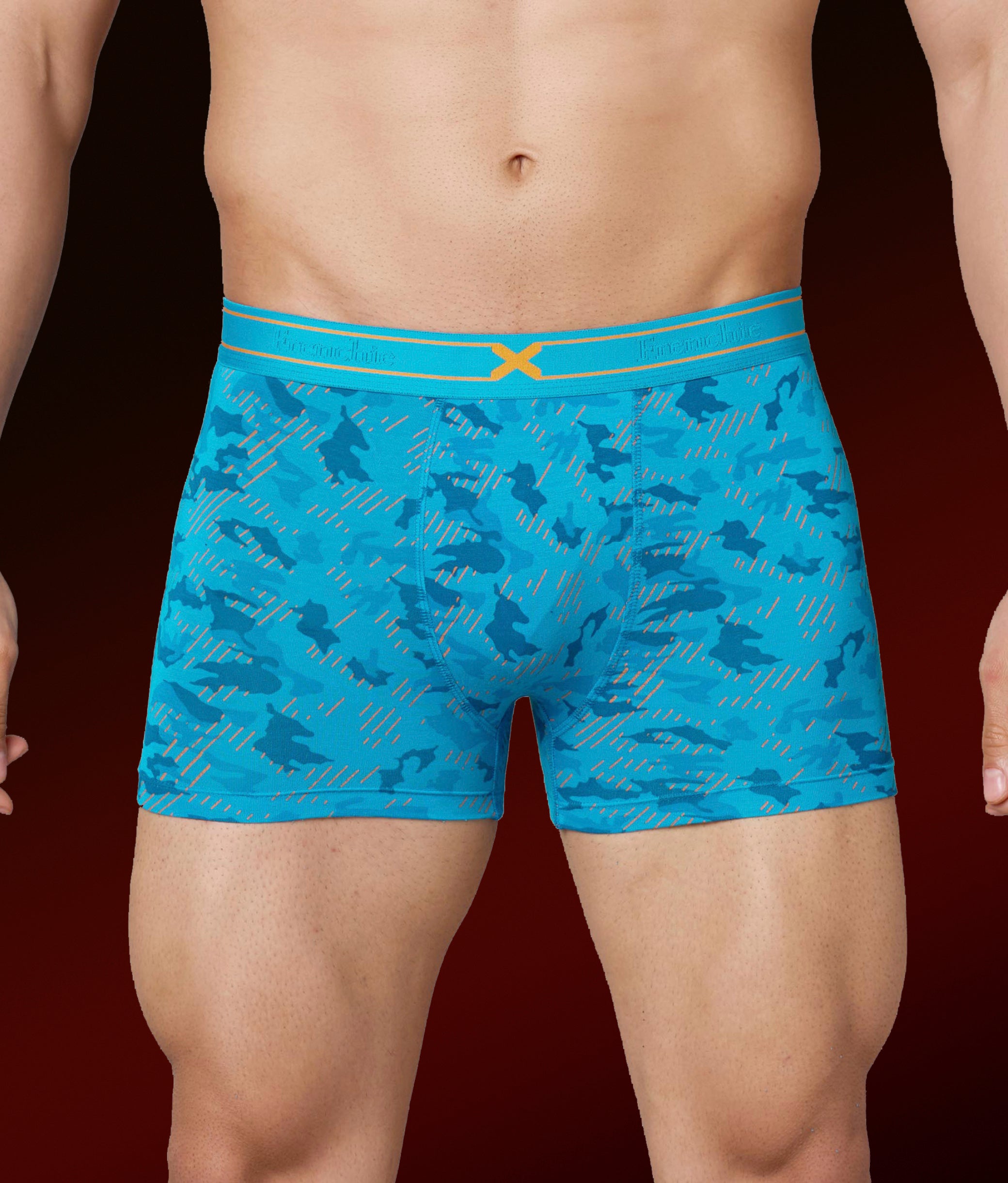 X-Rage Capri Breeze Camo Print Micro Modal Trunks