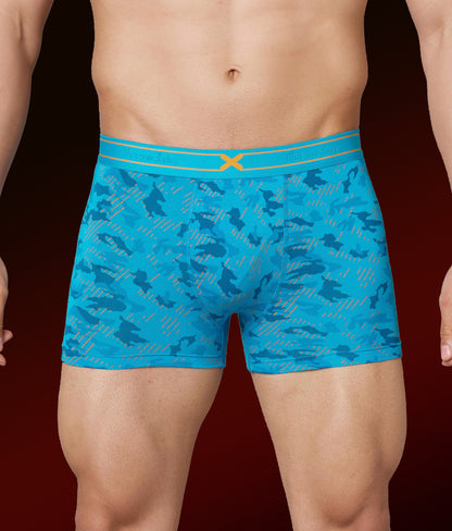 X-Rage Capri Breeze Camo Print Micro Modal Trunks