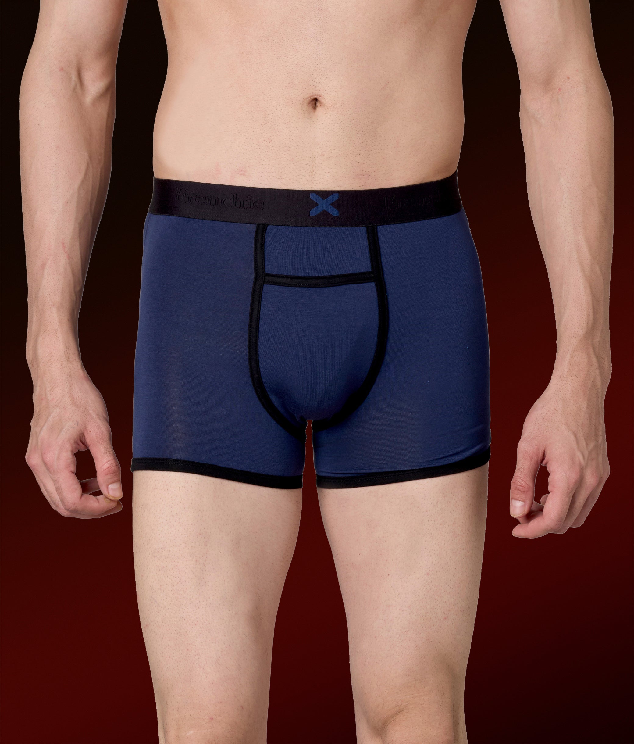 X-Hype Solid Pageant Blue Micro Modal Trunks