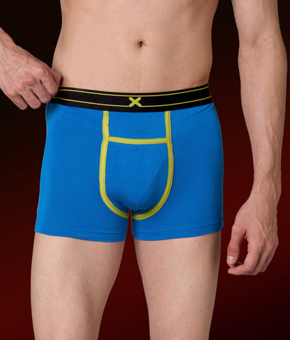 X-Rizz French Blue Micro Modal Trunks