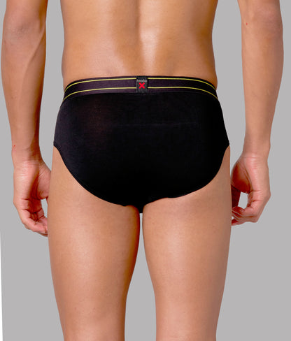 X-Rizz Black Micro Modal Briefs