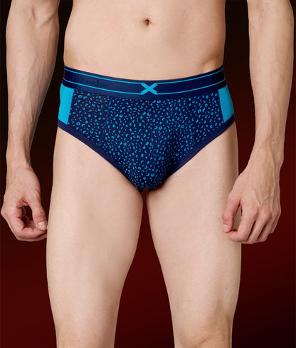 X-LIT Capri Breeze Leopard Print Micro Modal Briefs