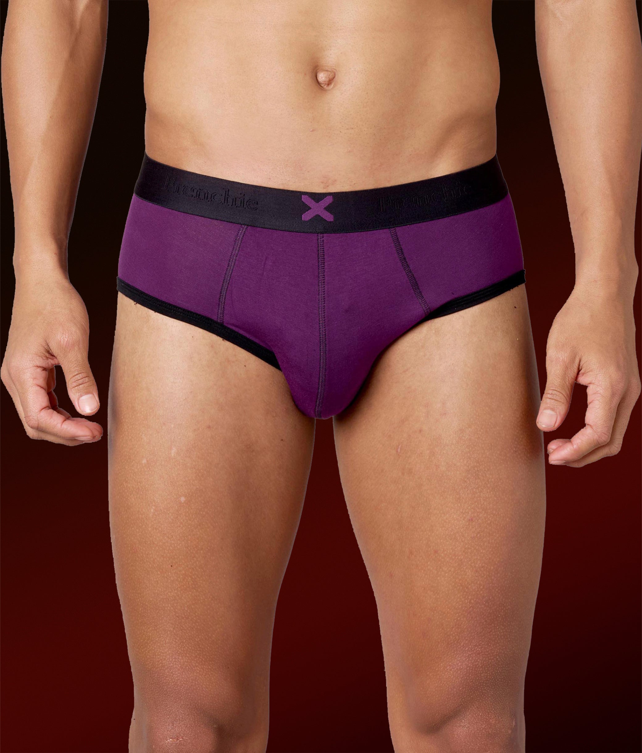 X-Hype Purple Heart Tencel Micro Modal Briefs