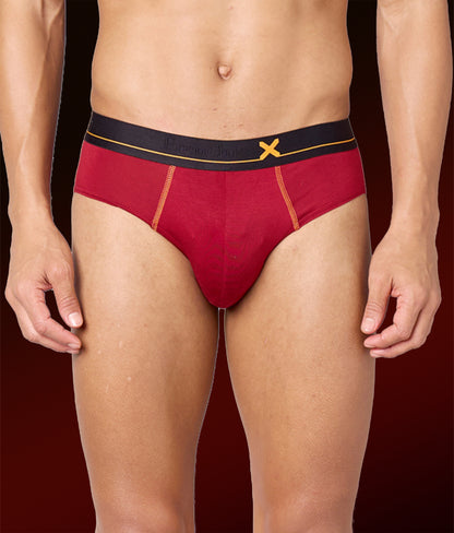 X-Drip Biking Red Micro Modal Briefs