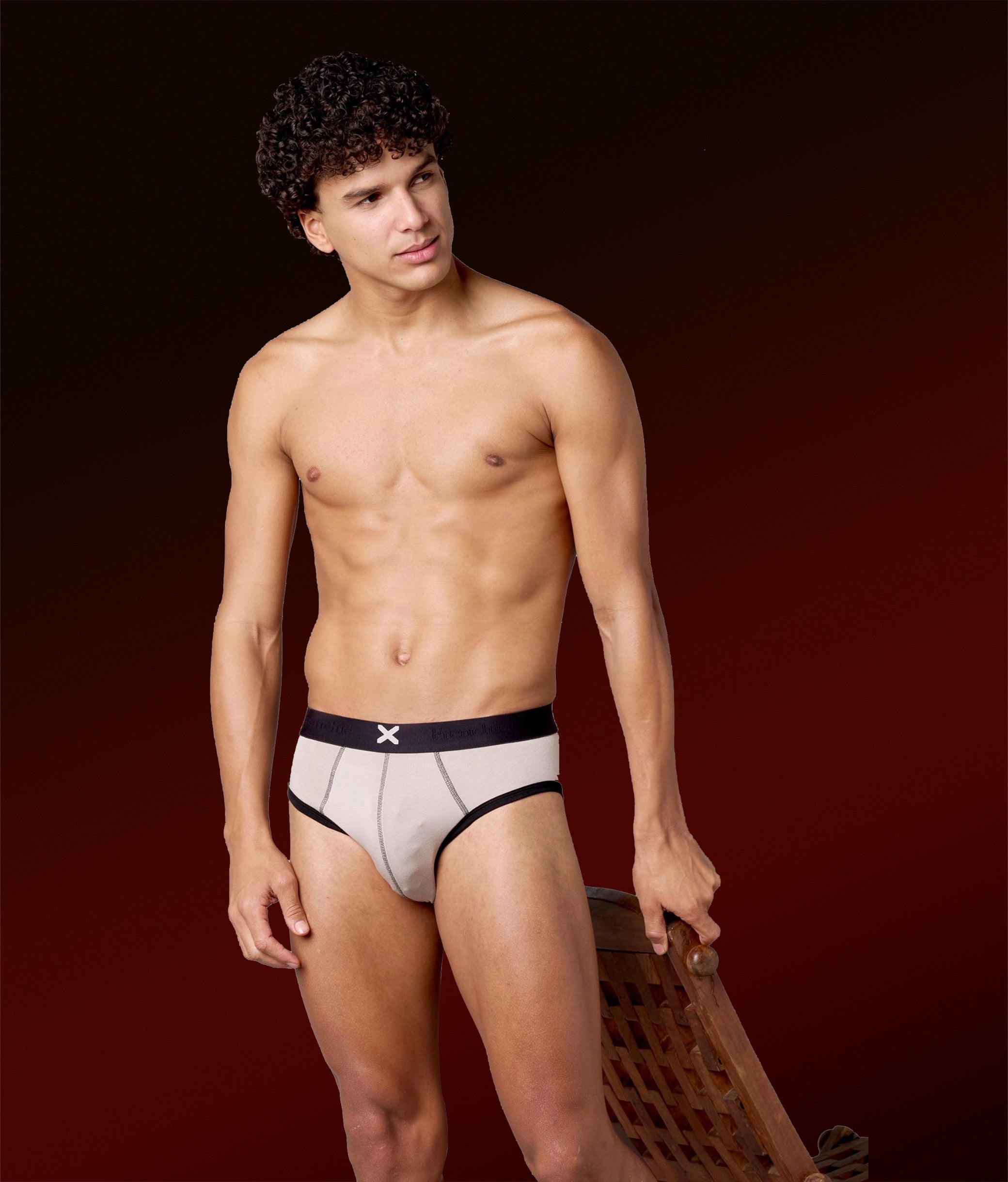 X-Hype String Grey Tencel Micro Modal Briefs