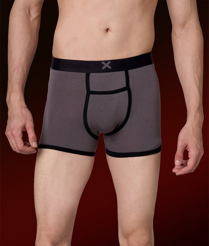 X-Hype Solid Castel Rock Grey Micro Modal Trunks