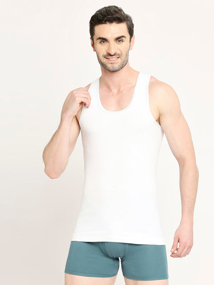 Nawab 100% Soft Cotton Round Neck Sleeveless Inner Vest for Men