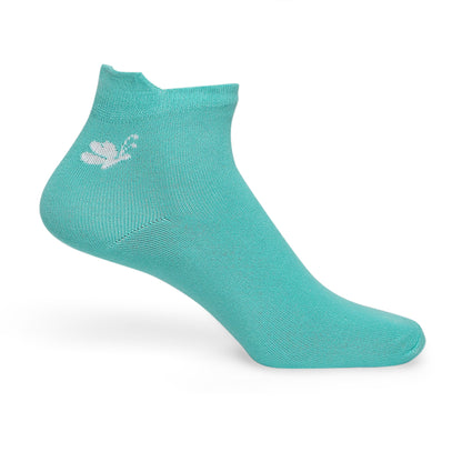 Sports Socks for Women's 100% Cotton for Active Lifestyles, Moisture Control, and Distinctive Style- Assorted (Pack of 5)