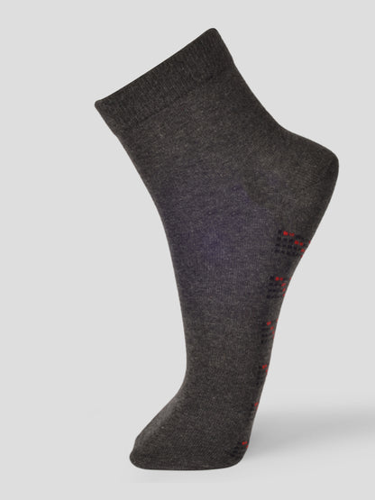 PACK OF 5 SMART FORMAL -STRIPE DESIGN  - 005 ANKLE CUT ASSORTED COTTON SOCKS