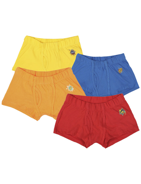 TR003 Kid's Solid Soft Cotton Trunk for Boys - Assorted Colours