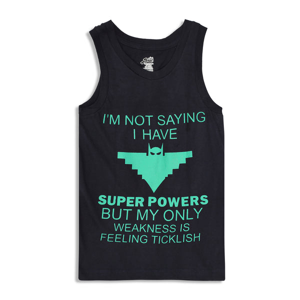 CV002 Kid's Printed Cotton Vest for Boys - Assorted Colours