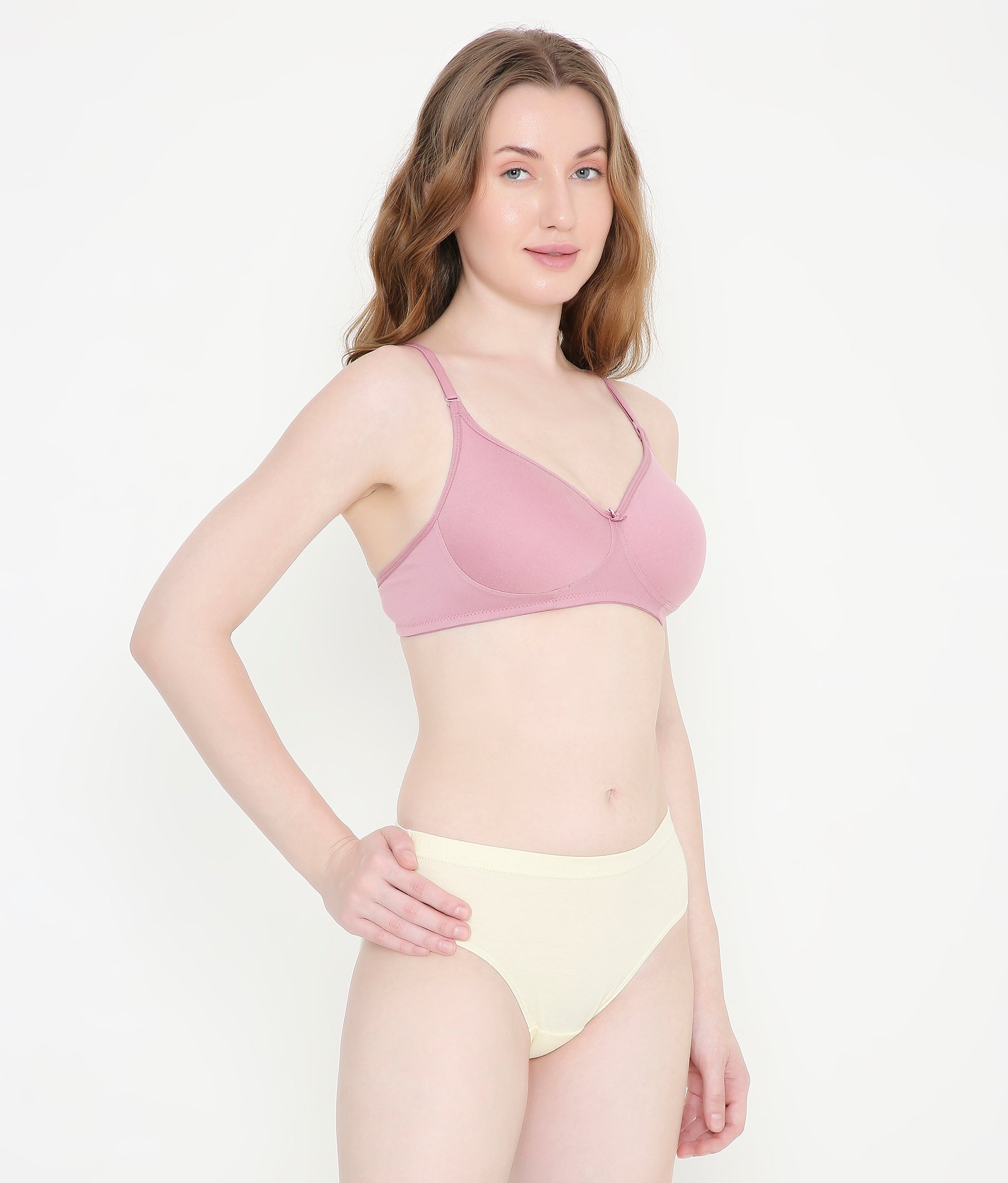 Women's Mauve Pink Lightly Padded Everyday T-Shirt Bra