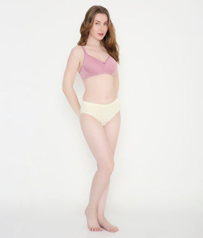 Women's Mauve Pink Lightly Padded Everyday T-Shirt Bra