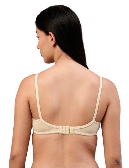 Dazzle Solid Skin All Day Long Essential Bra for Women