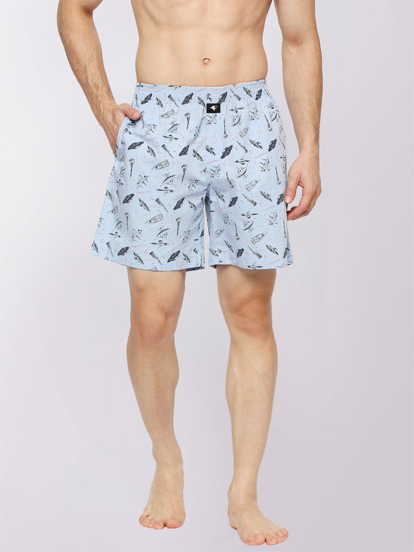 BOKS - Printed Cotton Boxers Shorts for Men | Print & Color May Vary