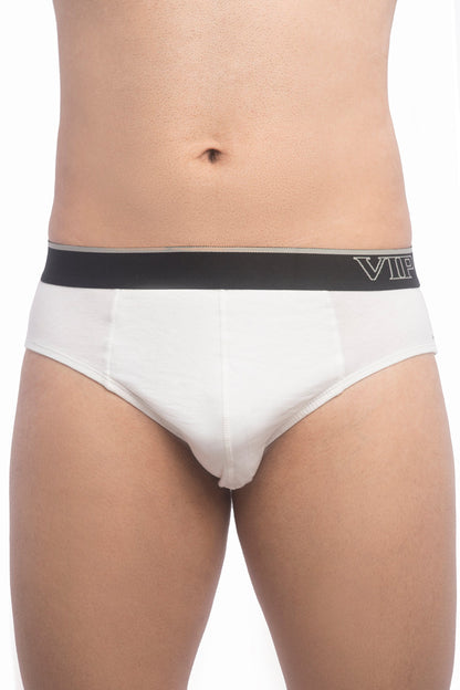 Regal 1000W Pure Cotton White Briefs for Men